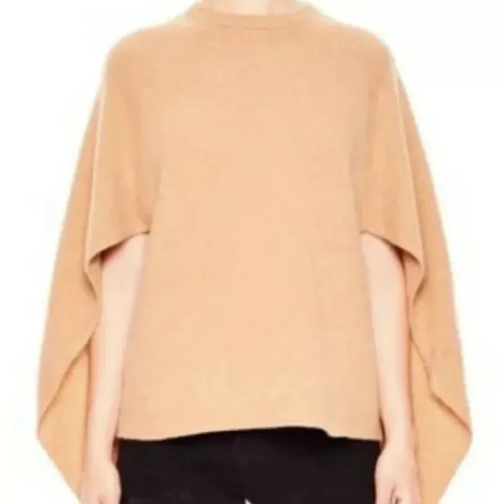 Sandro Camel Wool Cape size 1